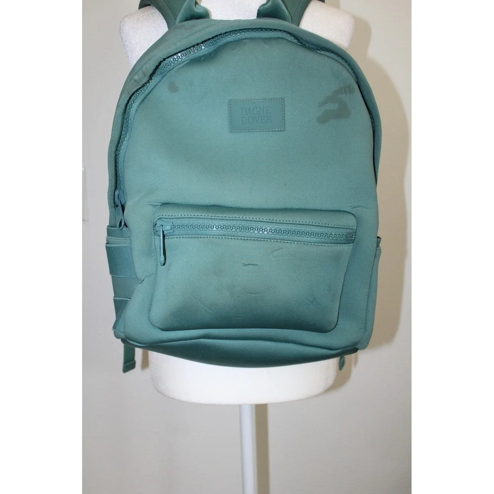 Dagne Dover Dakota Neoprene Backpack Teal Green Medium Travel Commuter Bag